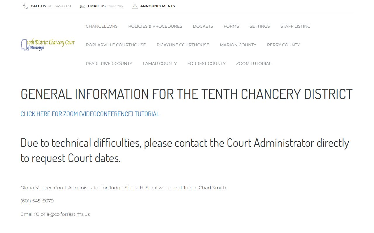 Marion County Circuit Clerk and Tenth Chancery District court records overview