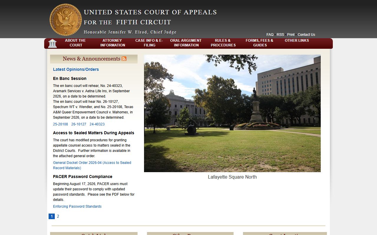 Marion County probate-related federal appeals at the U.S. Court of Appeals for the Fifth Circuit